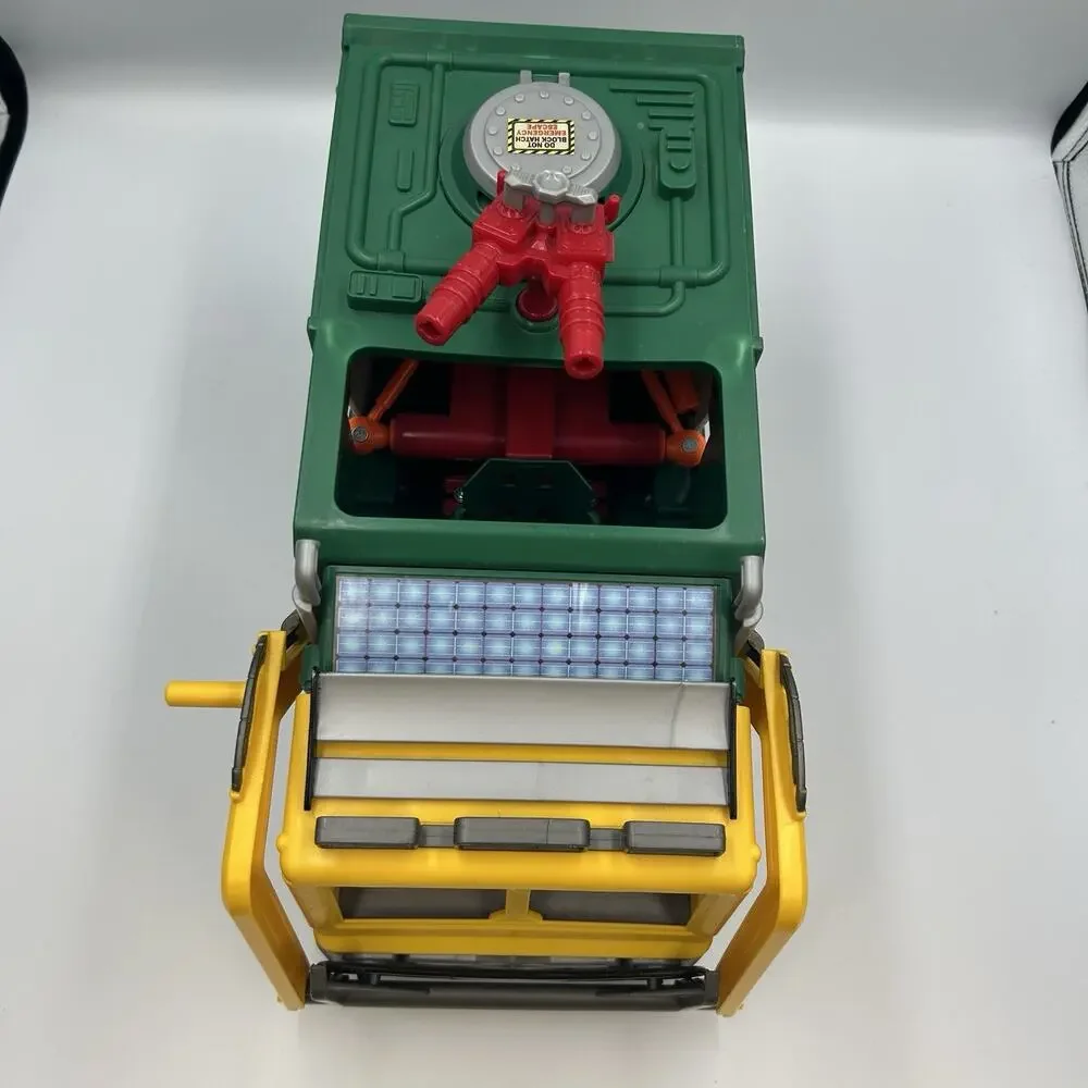 2015 Playmates TMNT Out of the Shadows Tartaruga Brothers Garbage Truck Toy Kids